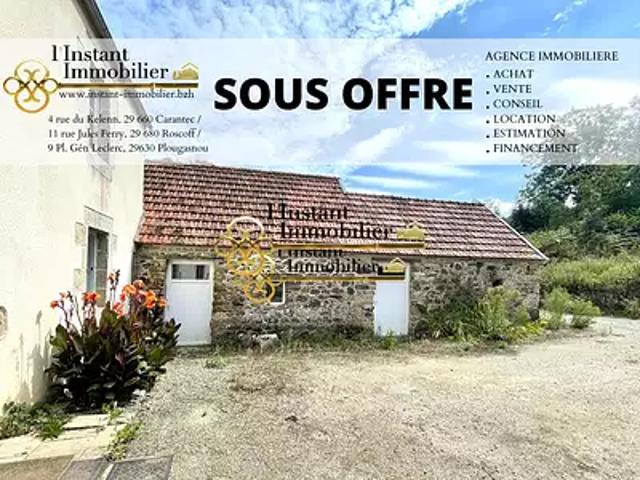 Plouégat Guérand 29620 Achat / Vente maison 4 pièces t4 au dernier étage