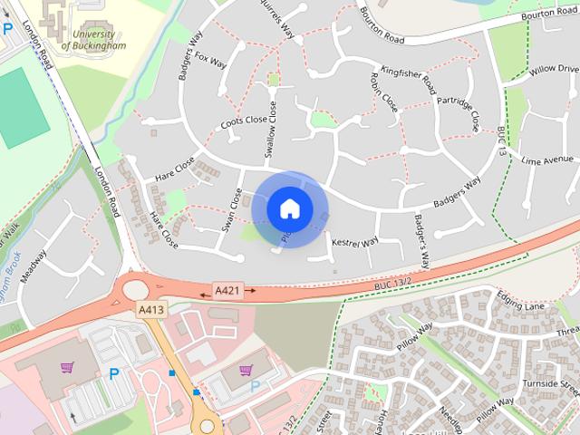 Plover Close, Buckingham, Buckinghamshire, MK18