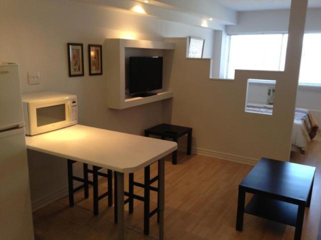 Plateau Mont Royal – Logement 2 1/2 chauffé éclairé – H.D. – WIFI