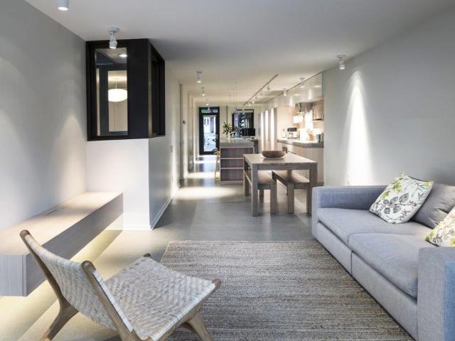 Plateau Mont Royal Montreal Furnished Apartment Rental on Waverly Street Stunning 2 Bedroom with 1 Bathroom plus Den and Private Patio