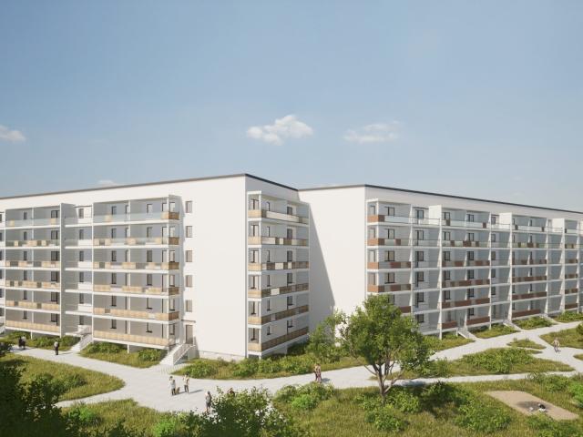 Platte neu gedacht! WBS Wohnung für mind. 3 Personen mit bodengleicher Dusche