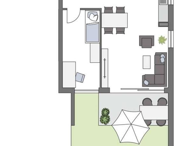 Platz zum Entfalten: Luxuriöse 3 Zimmer Wohnung mit Terrasse und privatem Garten