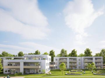 Platz für alle! Wohnung mit Sicht ins Grüne in der Kaiserallee Grafenstein Baukörper K2 Top 3 OG