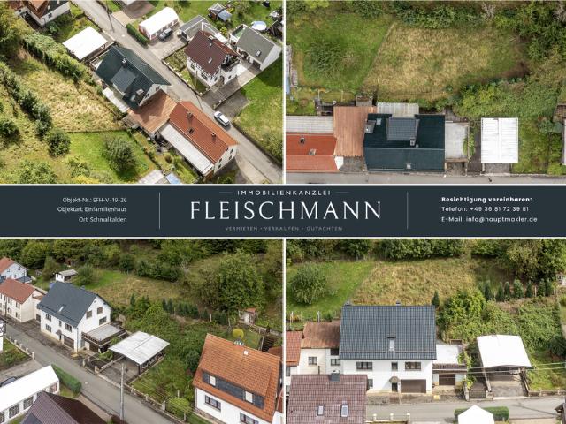 Platz für alles: 281 m² Wohnfläche, großer Garten, fünf Stellplätze in SchmalkaldenAsbach