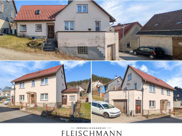 Platz für Familie & Ideen – Einfamilienhaus mit 8 Zimmern & Terrasse in Rotterode