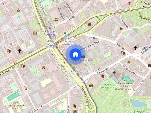 Plac Bankowy – 2 pokoje, 35 m², po remoncie, 100m do metra