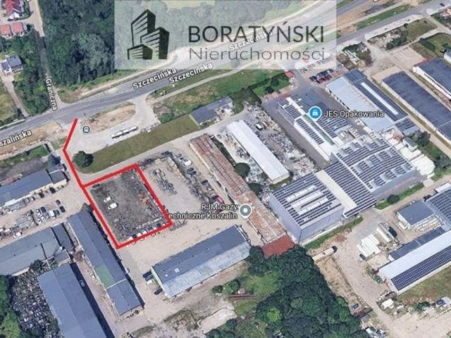Plac utwardzony 1200 m2 z bramą na telefon w Koszalinie