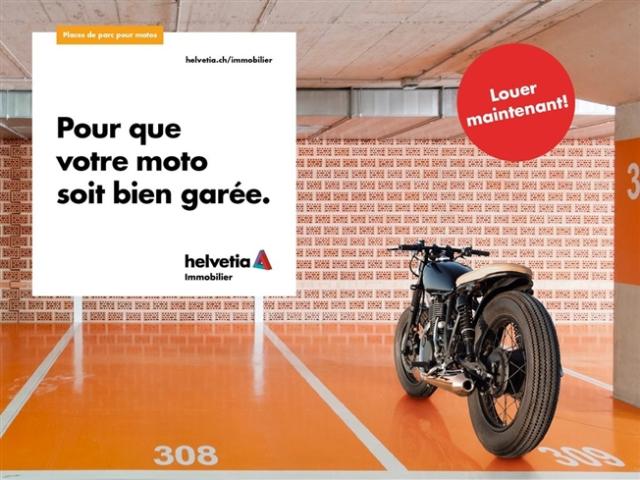 Places de parking moto dans un garage collectif sécurisé