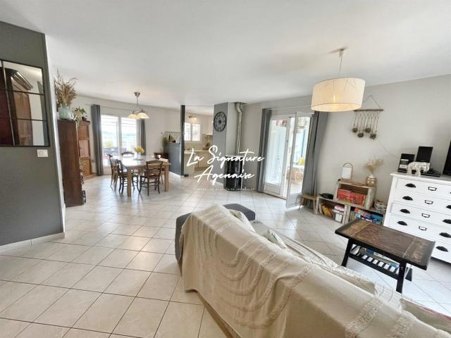 Plain Pied 127M², 4 Chambres, Terrasse, Piscine, Jardin 127m² Moirax