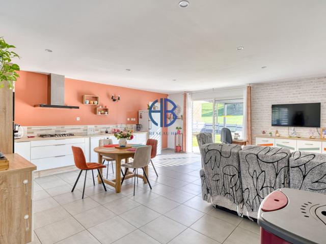 Plain pied 90 m² avec garages 90m² Sermérieu
