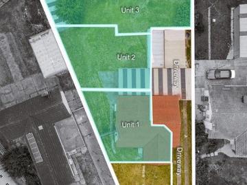 PLAN AND PERMITS APPROVED FOR 3 TOWNHOUSES