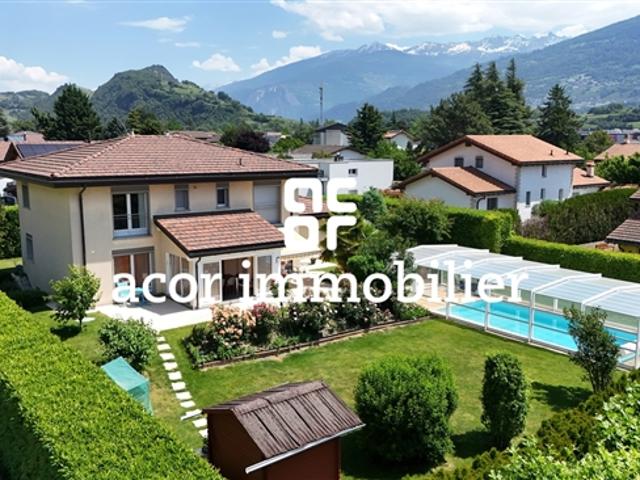 Plan Conthey – 7½ Zimmer Villa mit Schwimmbad