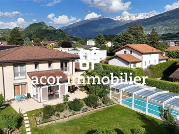 Plan Conthey – freistehende Villa mit 71/2 Zimmern und Schwimmbad
