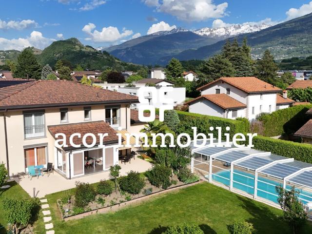 Plan Conthey – 7½ Zimmer Villa mit Schwimmbad