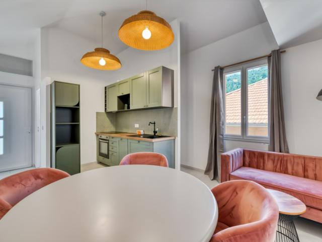 Plan du Var T3 meublé en duplex, esprit maison, à 5 min de