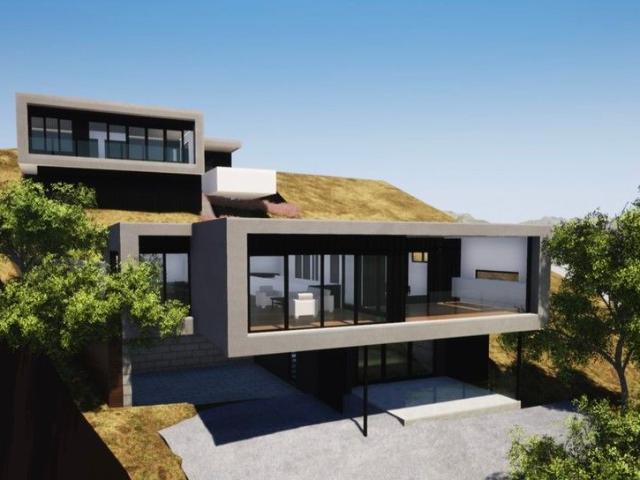 Plans, permits for home with bay vistas