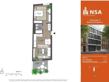 Planta baja de obra nueva a la venta en Carabanchel Madrid