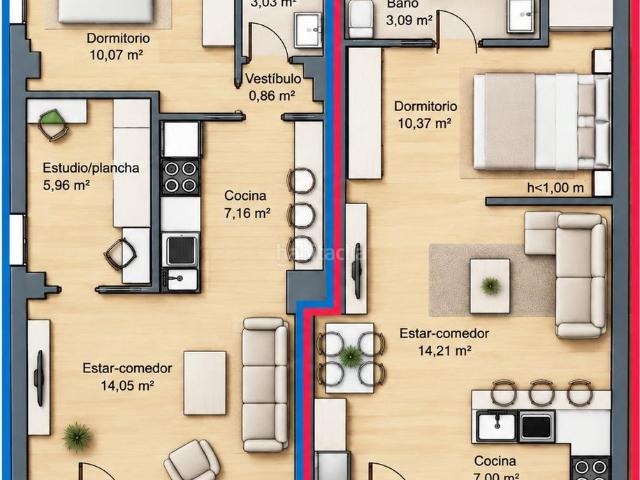 Planta baja en venta en Córdoba, Fátima Levante. PLANTA BAJA DE OBRA NUEVA DE 47,63 m2 EN FÁTIMA SALÓN DE 14 m2 CON COCINA AMERICANA, 2 DORMITORIOS Y BAÑO CON DUCHA MÁXIMA ACCES. Plantas bajas.