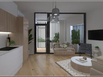 Piso en venta en Plaça de l'Agricultura - Terraza