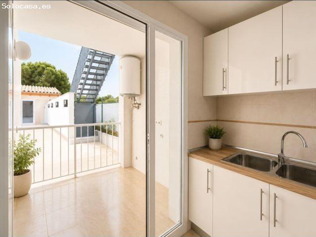 Planta baja reformada con piscina, garaje y zona de barbacoa en Llubí