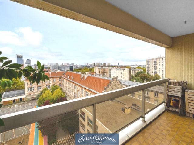 PLEIN SOLEIL SUR CE 3P VUE IMPRENABLE SUR PARIS + CAVE + PAR