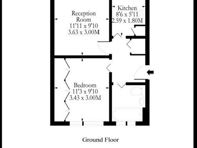 Plender Street, London, NW1 2 bed flat to rent £2,200 pcm £508 pw