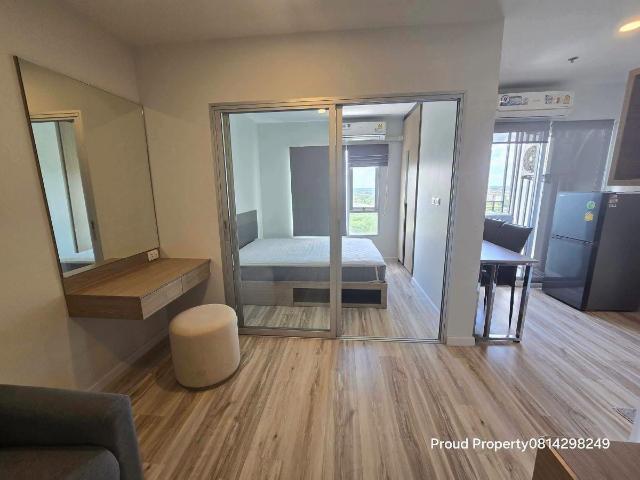 Plus Condo Korat ห้องขนาด 27 ตรม. ชั้น 17 ปล่อยเช่า 8,000 บาท/เดือน