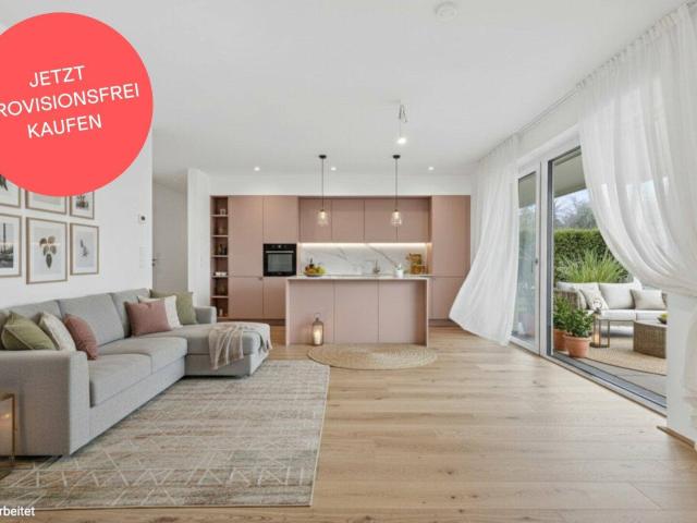 PROVISIONSFREI! 4 Zimmer Wohnung mit viel Leichtigkeit | Zwei Bäder | Garten und Terrasse