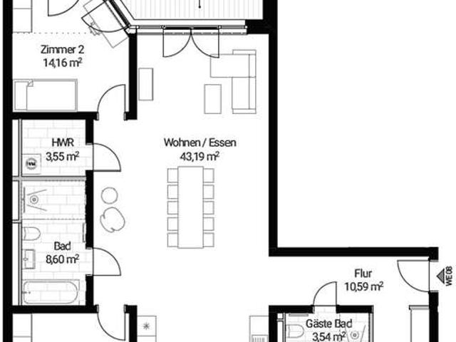 PROVISIONSFREI 4 Zimmer Wohnung Wohnen im begehrten Mauritzviertel in Münster WE08