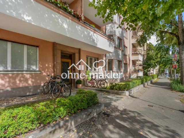 PROVISIONSFREI 4,5 Zimmer Hochparterrewohnung mit 144 m², Innenhofgarten in Schmargendorf