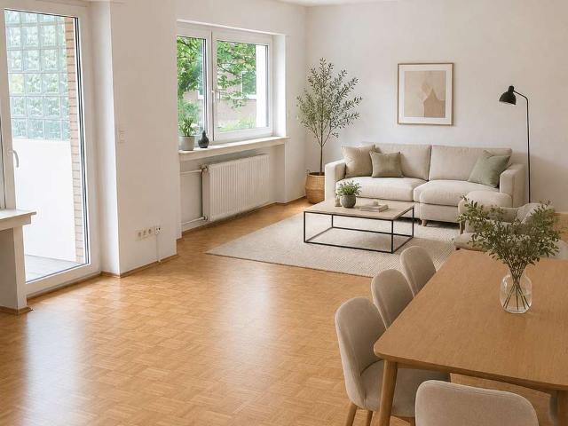 Provisionsfrei: 105 m² modernisiert – große Loggia, Tiefgarage und 18 m² Keller in Baumberg