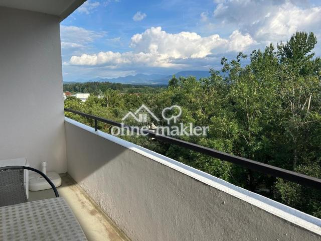 Provisionsfrei:1 Personen Appartment möbliert, EBK, Bad, Balkon, Bergblick