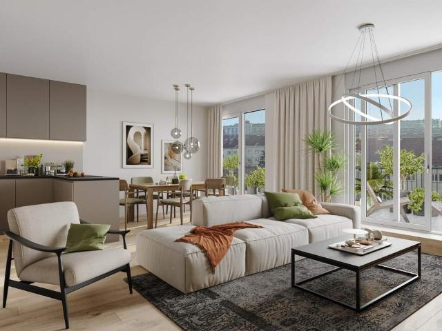 Provisionsfrei! 33 Neubauwohnungen im 23. Bezirk von 41 109 m², Terrasse, Loggia oder Garten ab EUR 250.000