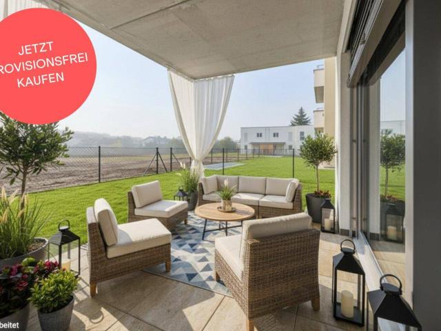 PROVISIONSFREI! 3 Zimmer Traumwohnung mit sonniger Terrasse & Garten – Bella Vita pur