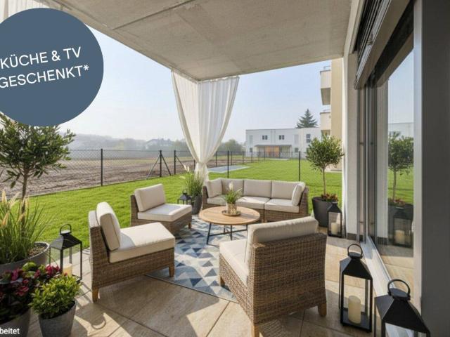 PROVISIONSFREI! 3 Zimmer Traumwohnung mit sonniger Terrasse & Garten – Bella Vita pur