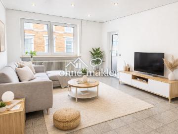 Provisionsfrei: Teilmöbliertes Apartment mit Loggia + Tandemgarage optional in Toplage Stuttgart Süd
