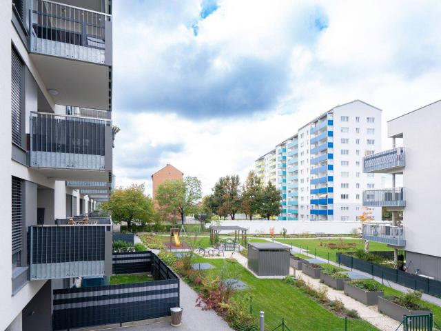 PROVISIONSFREI – Top Erstbezug in Wels: Stilvolle Wohnung mit Balkon und Tiefgarage zu kaufen!
