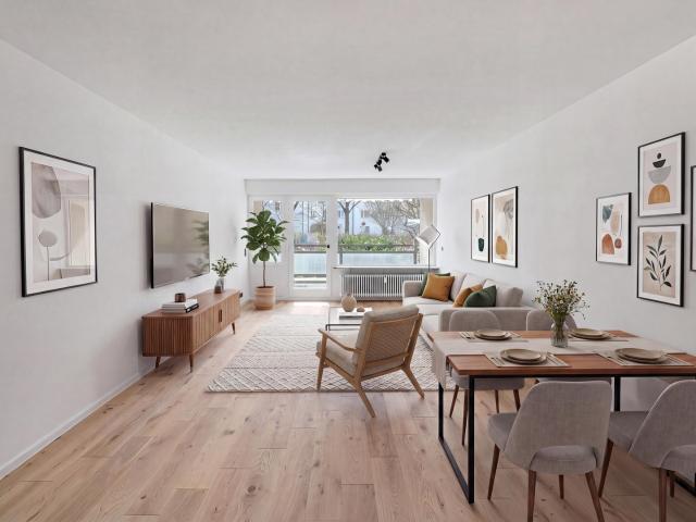 PROVISIONSFREI: Umfassend sanierte 3 Zi Wohnung mit 2xLoggia, Bogenhausen English speaking