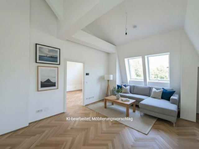 PROVISIONSFREI VOM EIGENTÜMER! ERSTBEZUG! GROSSARTIGE 2 ZIMMER DG WOHNUNG IM ALTBAU!