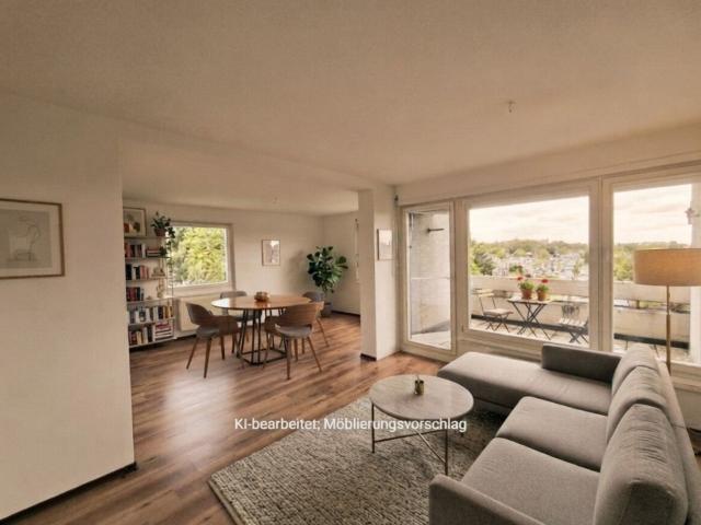 Provisionsfrei vom Eigentümer! Fernsicht! 3 Zimmer Wohnung mit Terrasse Nähe Steinhofgründe!