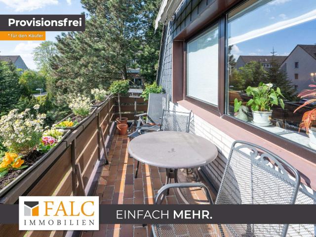 PROVISIONSFREI! Wohntraum auf zwei Ebenen – 4 Zimmer Maisonette mit zwei Balkonen in Essen Haarzopf