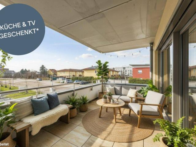 PROVISIONSFREI! Wunderschöne 2 Zimmer Wohnung mit überdachter Loggia | Erstbezug im Bella Vita