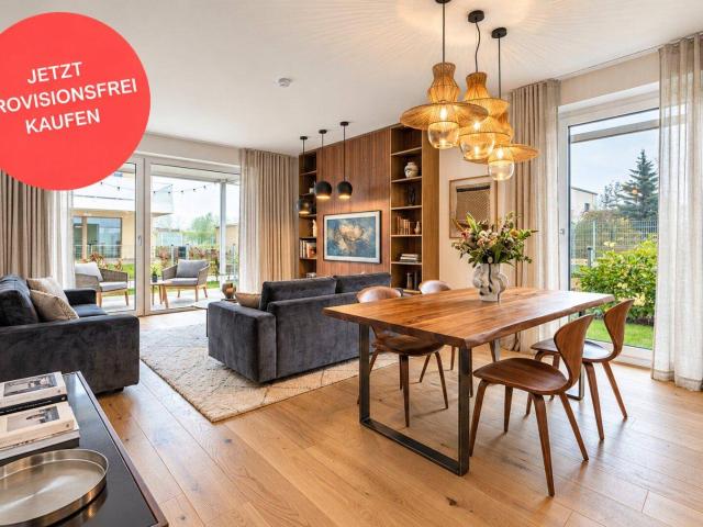 PROVISIONSFREI & bezugsfertig! Durchdachte 3 Zimmer Wohnung | Garten aus allen Räumen begehbar | Große Terrasse