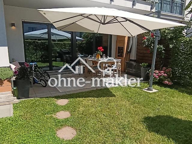 Bezugsfreie 3 Zimmer Gartenwohnung mit SW Terrasse & neuer Heizung – Provisionsfrei