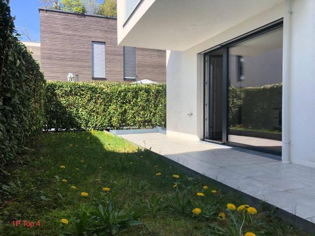 PROVISIONSFREI direkt vom Eigentümer helle 3 Zimmer Wohnung mit idyllischem uneinsehbarem Garten sowie überdachter Terrasse GARTEN WOHNUNG