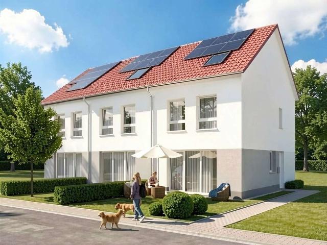 Provisionsfrei! Drei moderne Reihenhäuser in Alt Schwalbach in KFW 40 QNG Bauweise