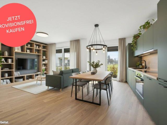 PROVISIONSFREI! Durchdacht geplante 3 Zimmer Gartenwohnung | Schrank und Abstellraum | Bezugsfertig