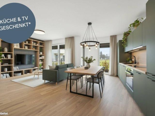 PROVISIONSFREI! Durchdacht geplante 3 Zimmer Gartenwohnung | Schrank und Abstellraum | Sofort vermietbar