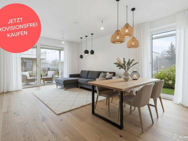 PROVISIONSFREI! Durchdachte 3 Zimmer Wohnung | Garten aus allen Räumen begehbar | Große Terrasse