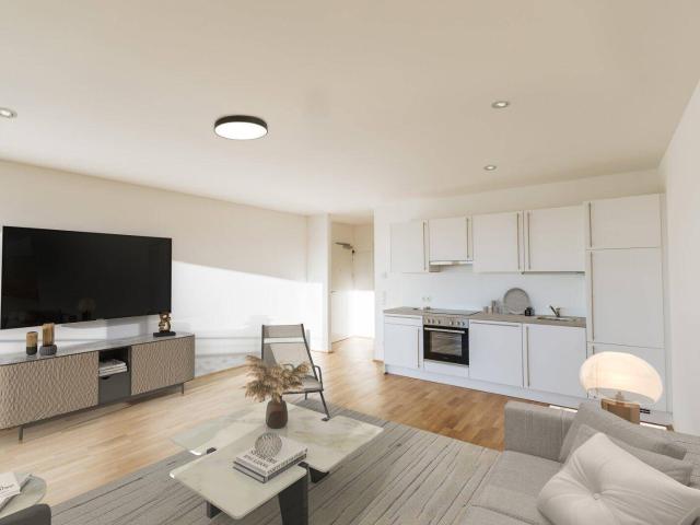 PROVISIONSFREI | ERSTBEZUG Bezugsfertige 3 Zimmer Eigentumswohnung mit Loggia und Küche